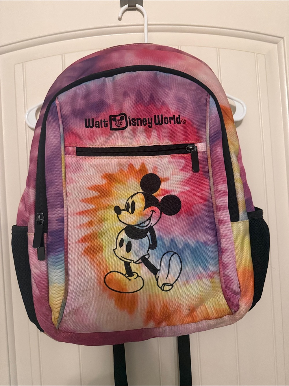 Disneyland Resort Mickey Tie Dye USB Laptop Backpack Travel School Bag